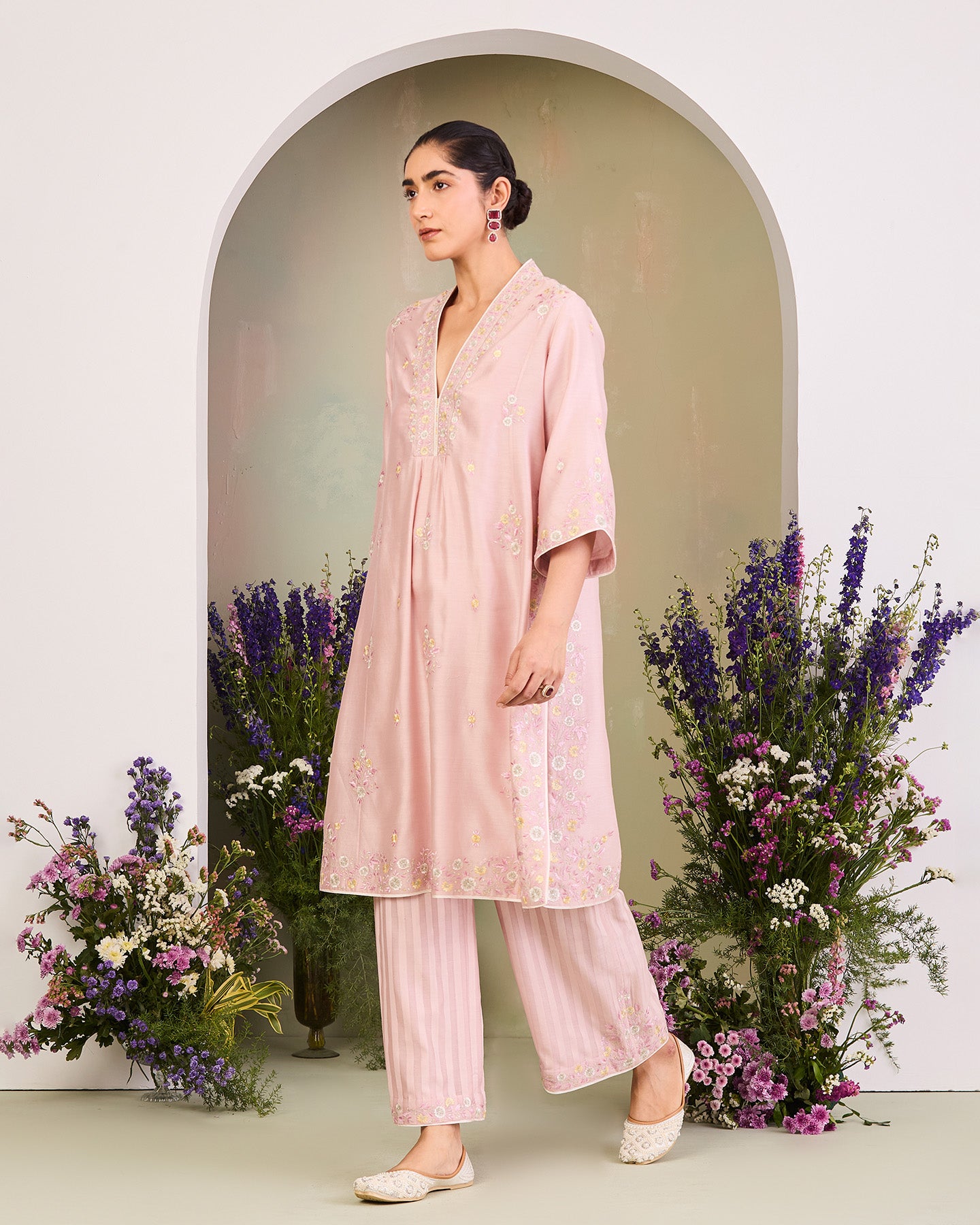 iffat long kurta set