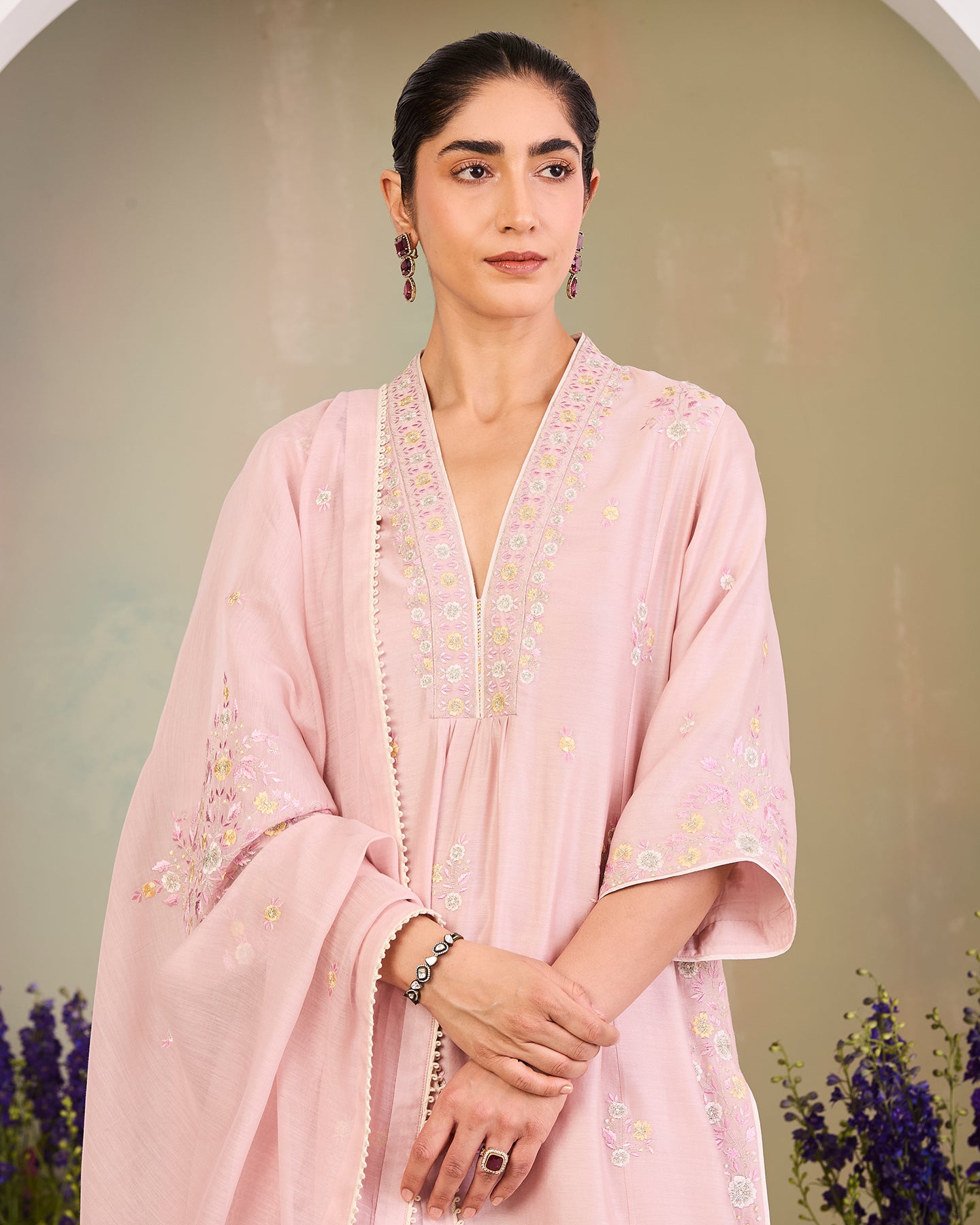 iffat long kurta set