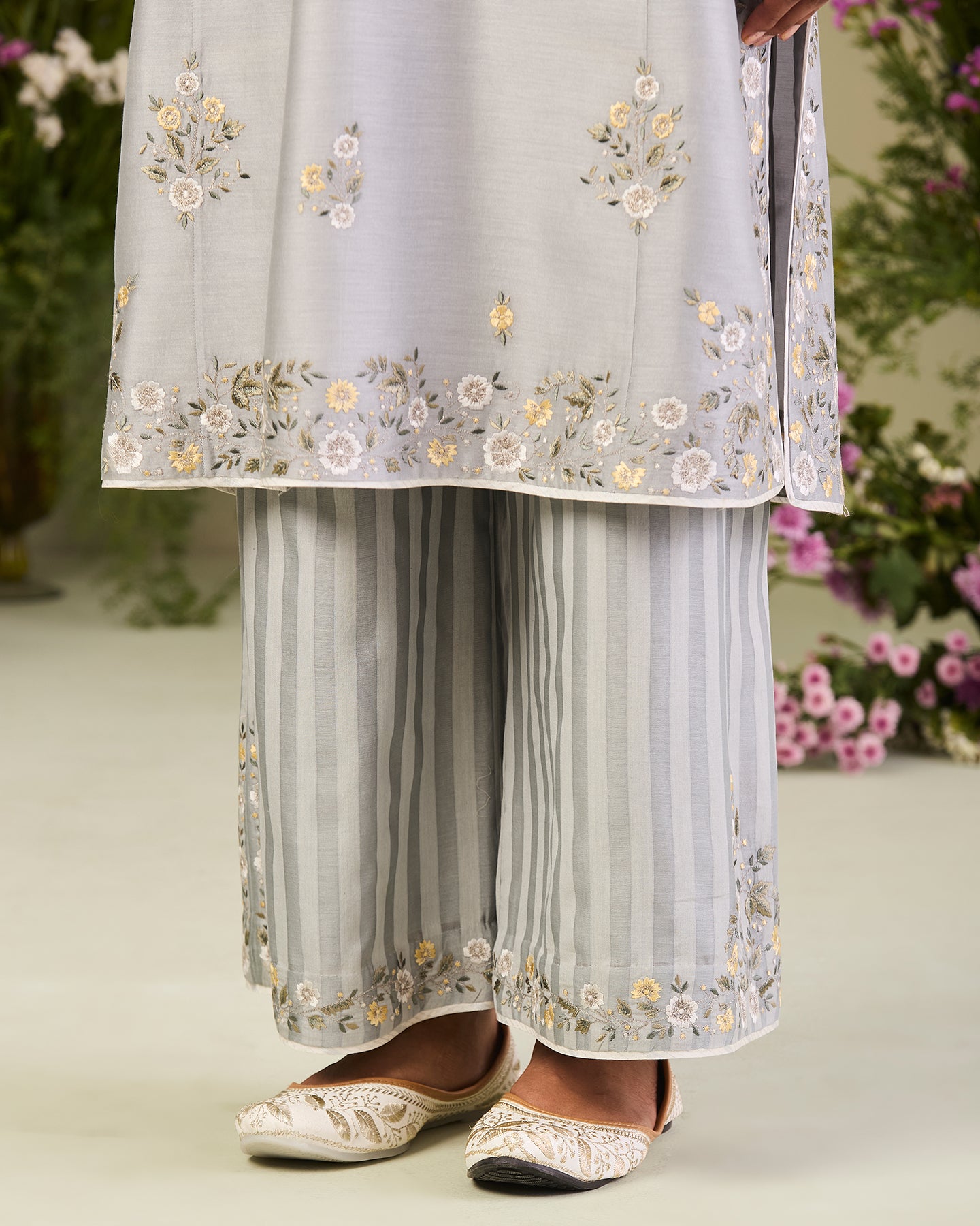 Huda Long Kurta Set
