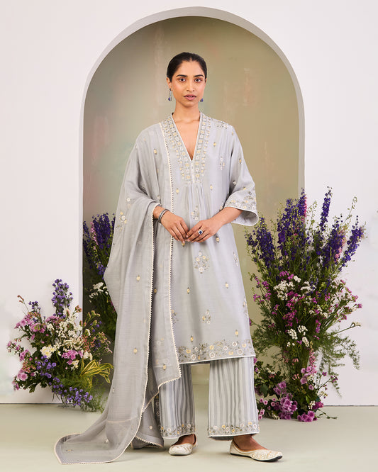 Huda Long Kurta Set