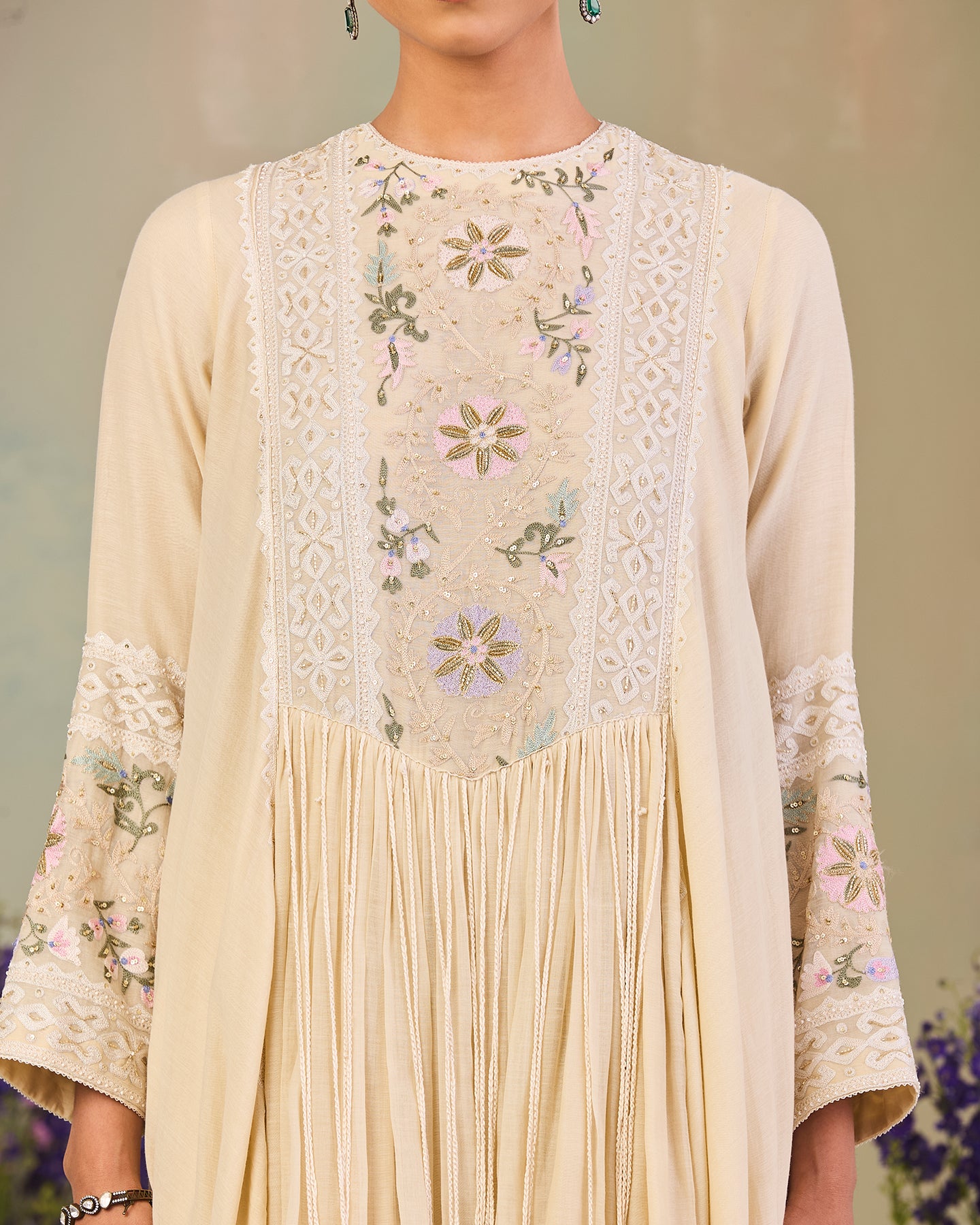 Simrat Long Anarkali Set