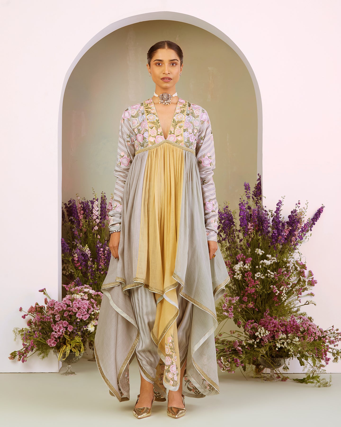 Parisa Long Anarkali Set