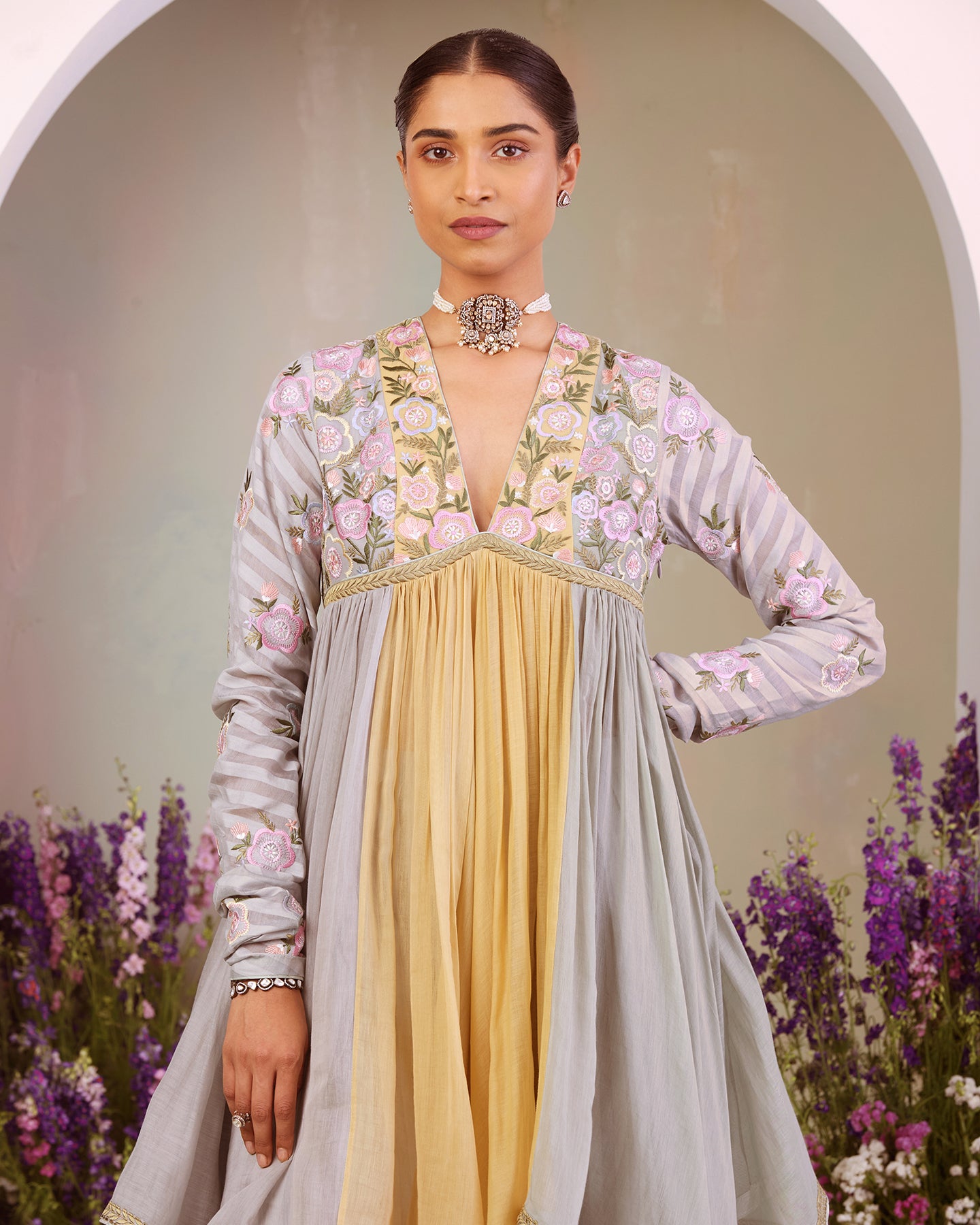 Parisa Long Anarkali Set