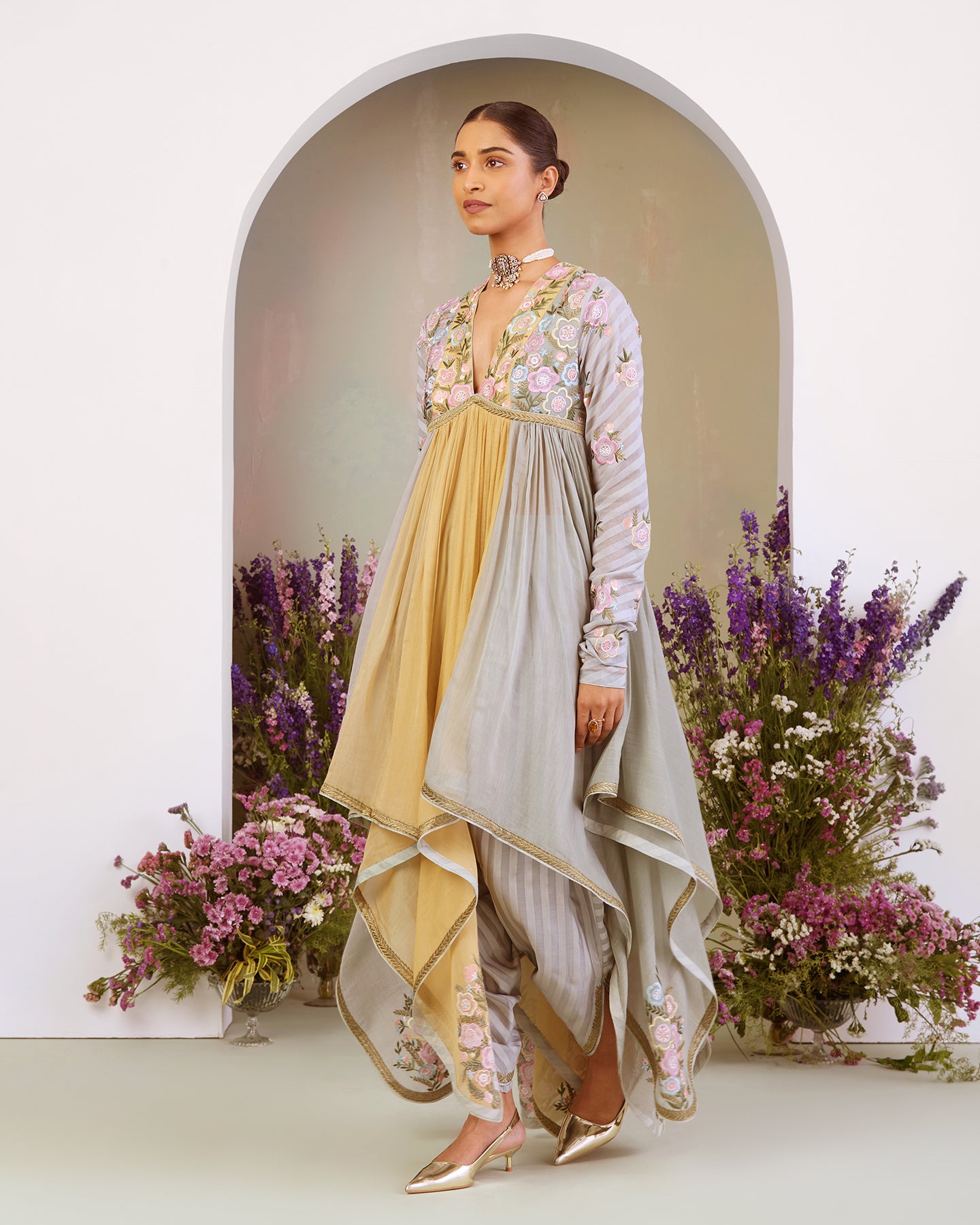 Parisa Long Anarkali Set