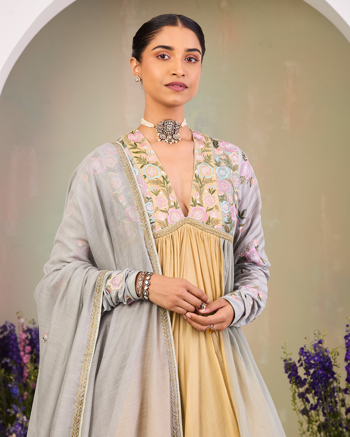 Parisa Long Anarkali Set