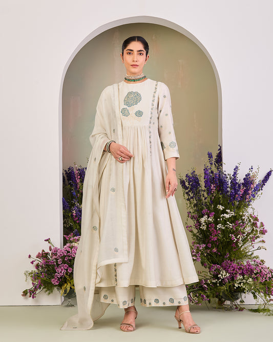 Avisha Long Anarkali Set