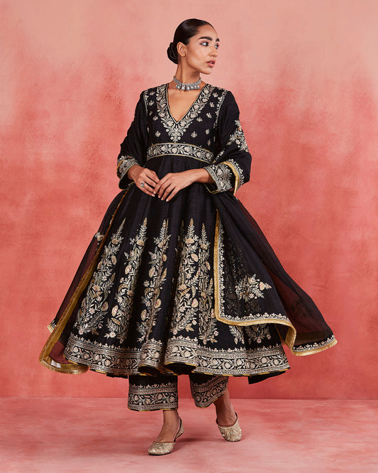 Baseema Long Anarkali Set