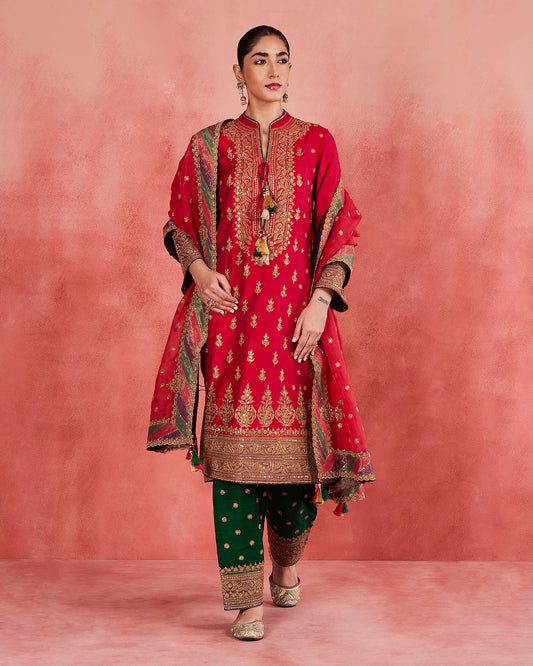 Latifa Long Kurta Set