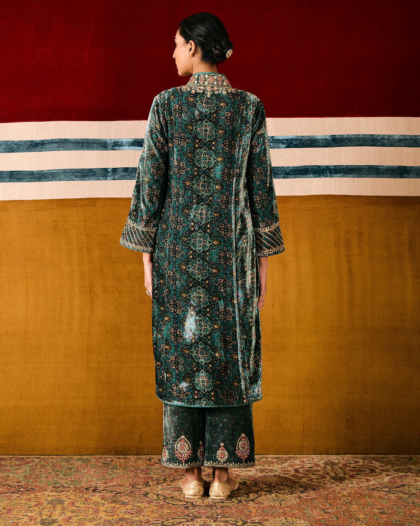 Sajal Long Kurta Set