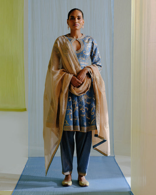 layla short anarkali set