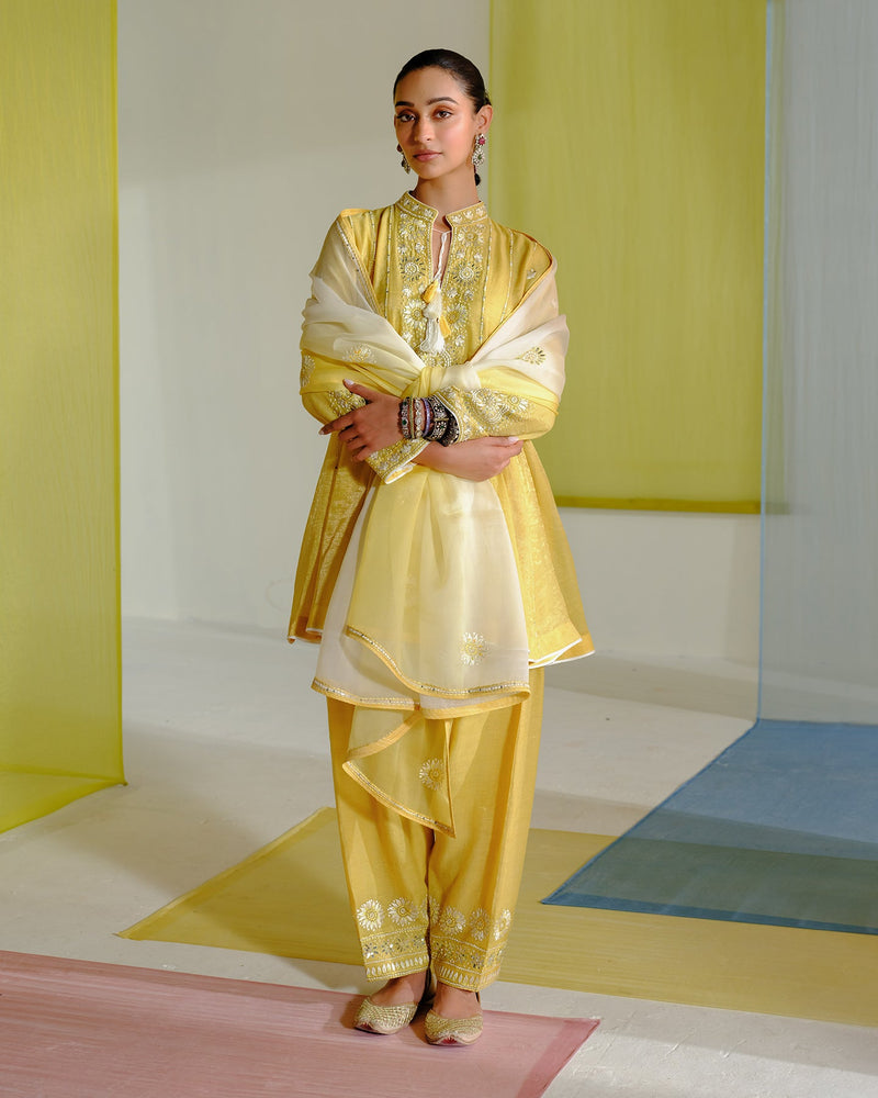 feba short anarkali set