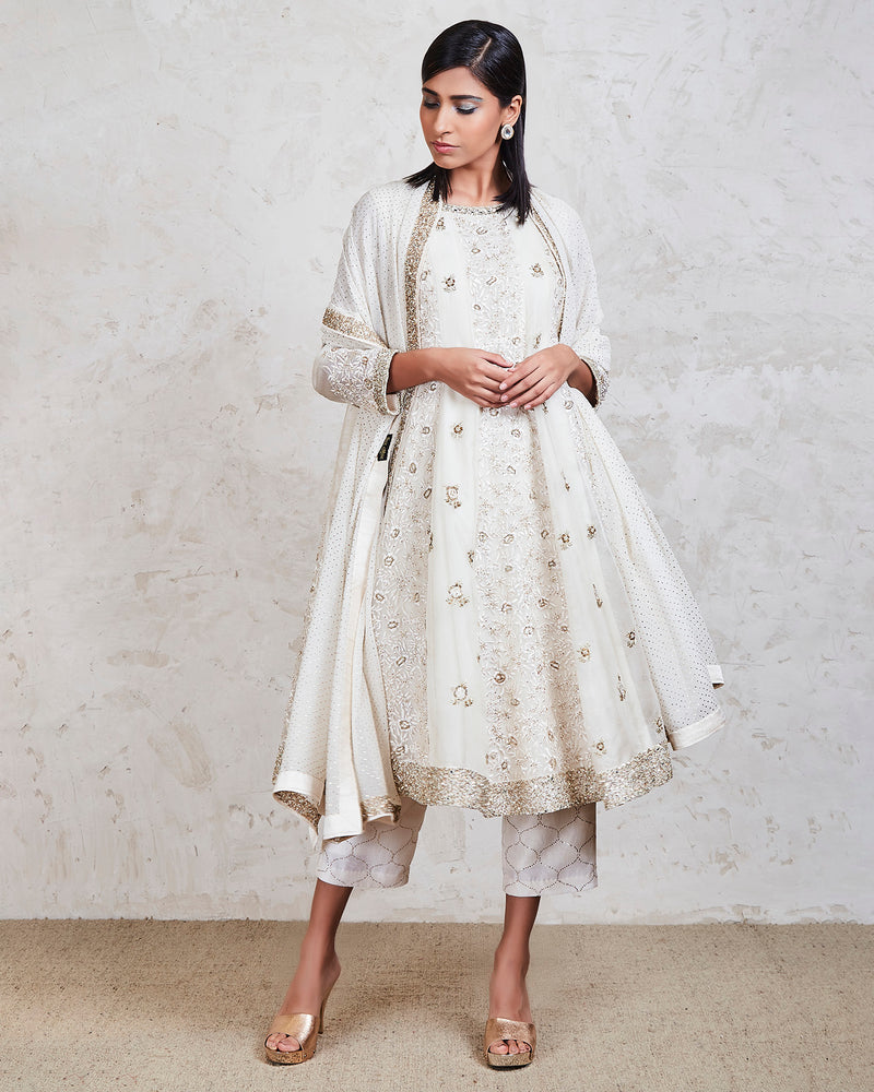 aqeeda kurta set ivory
