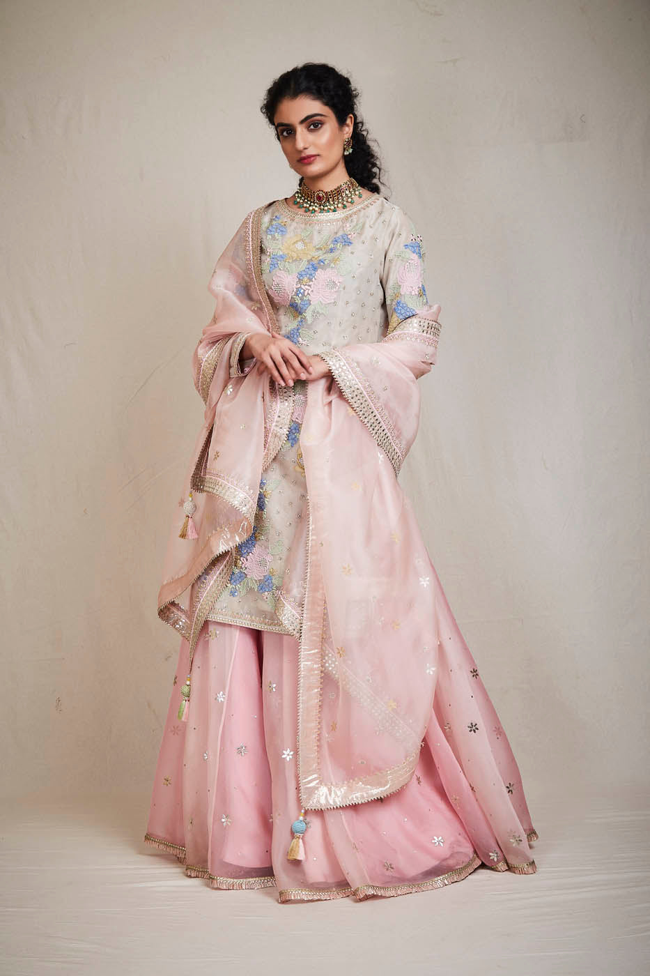 Abidha Sharara Set