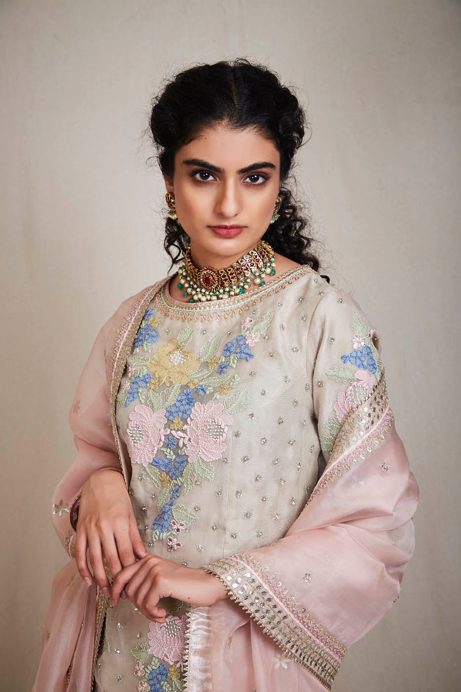 Abidha Sharara Set