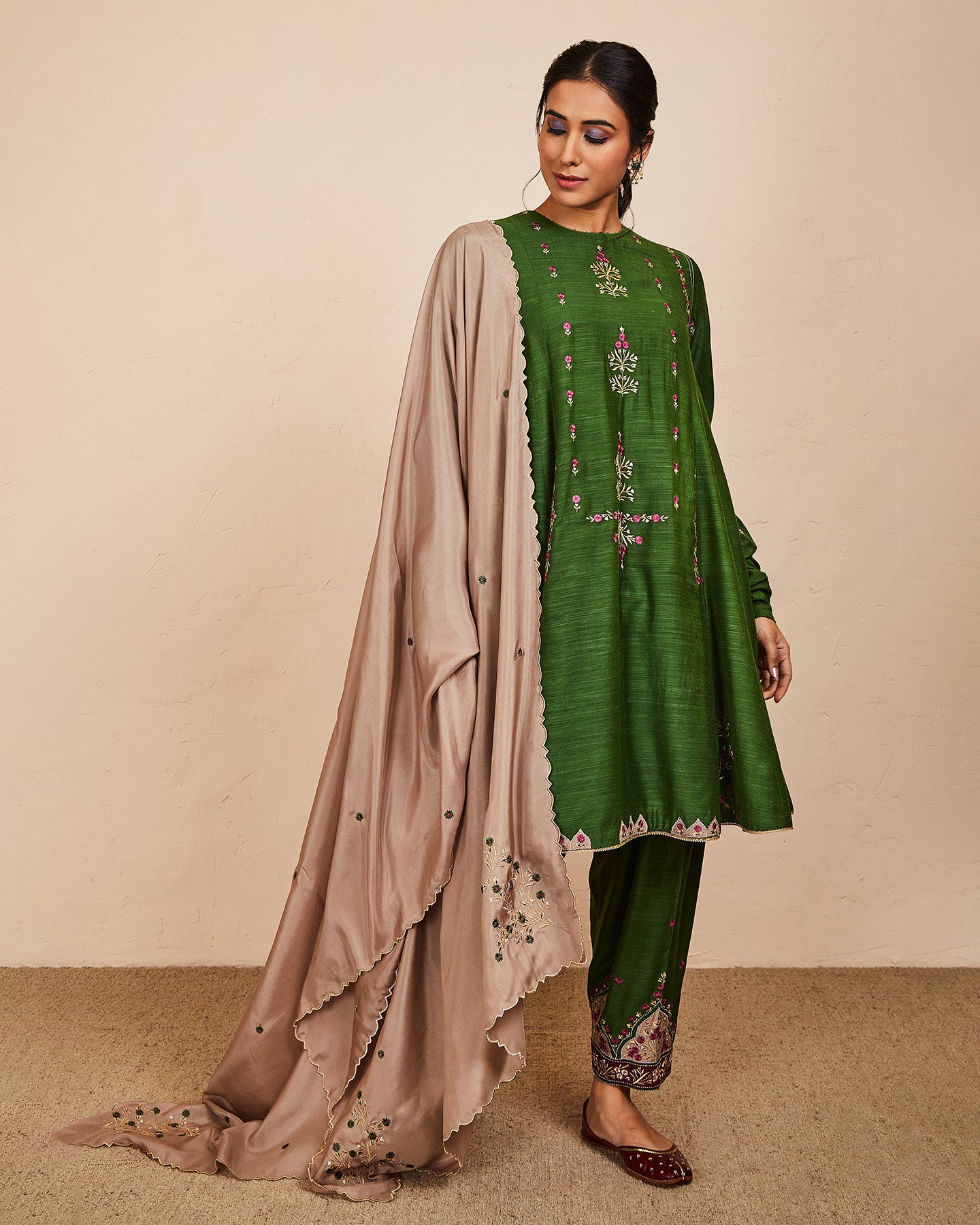 Buy best Chetal Anarkali Set online at SueMue