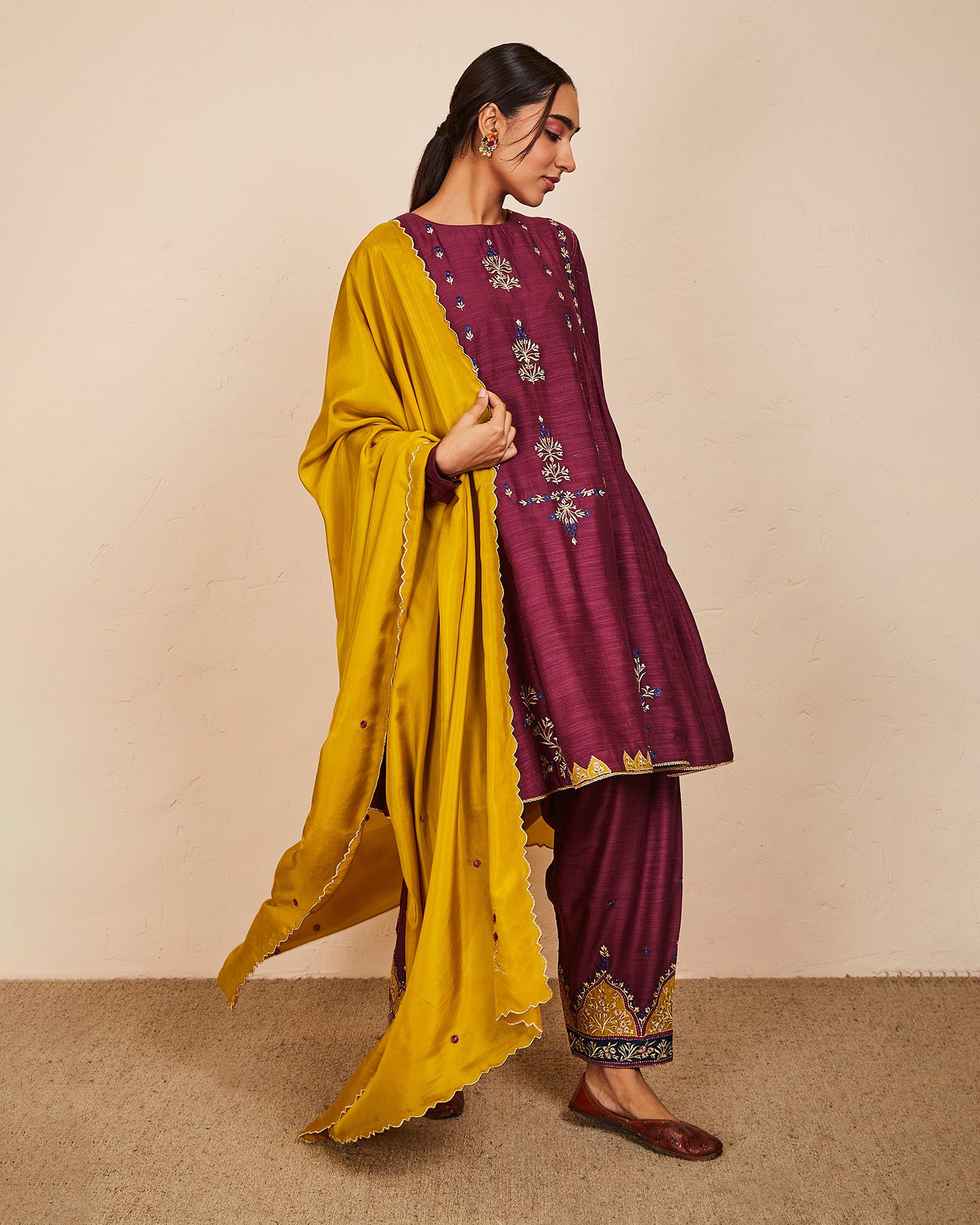 Buy best Chetal Anarkali Set online at SueMue