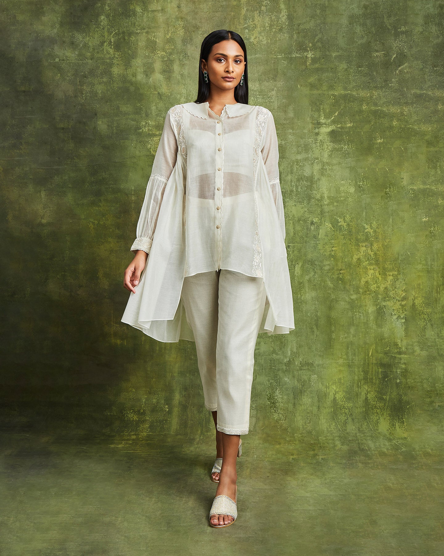 Modest Elegant Cotton 2-Piece Suit - Anjuman