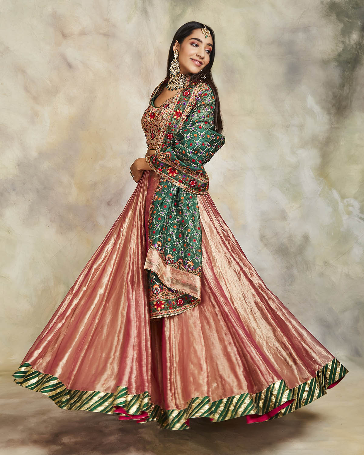 Buy Kaku Fancy Dresses Cream Lehenga Choli Dupatta Set For Girls | Radha  Costume | Navratri Garba Dance Set - Cream, For Girls Online at Low Prices  in India - Amazon.in